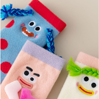 Chaussettes personnalisées à la mode et à motifs amusants Chaussettes en coton colorées et douces