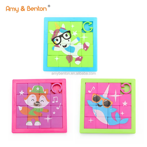 Khuyến Mại Trò Chơi Ghép Hình Câu Đố Tùy Chỉnh Nhựa Trượt Câu Đố Khối Đồ Chơi Cho Trẻ Em - Product Image 2
