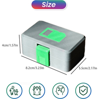 24-Fach Speicherkarten-Etui Wasserfest Stoßfest Speicherkarten-Brieftasche für 12 SD SDXC SDHC TF-Karten und 12 SD SDXC SDHC-Karten