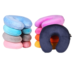 Customized U-Shaped Memory Foam Lightweight Travel <strong>Pillow</strong> Cooling Massage Wearable Logo Supports Rest Cervical Airplane Travel - Product Image 4