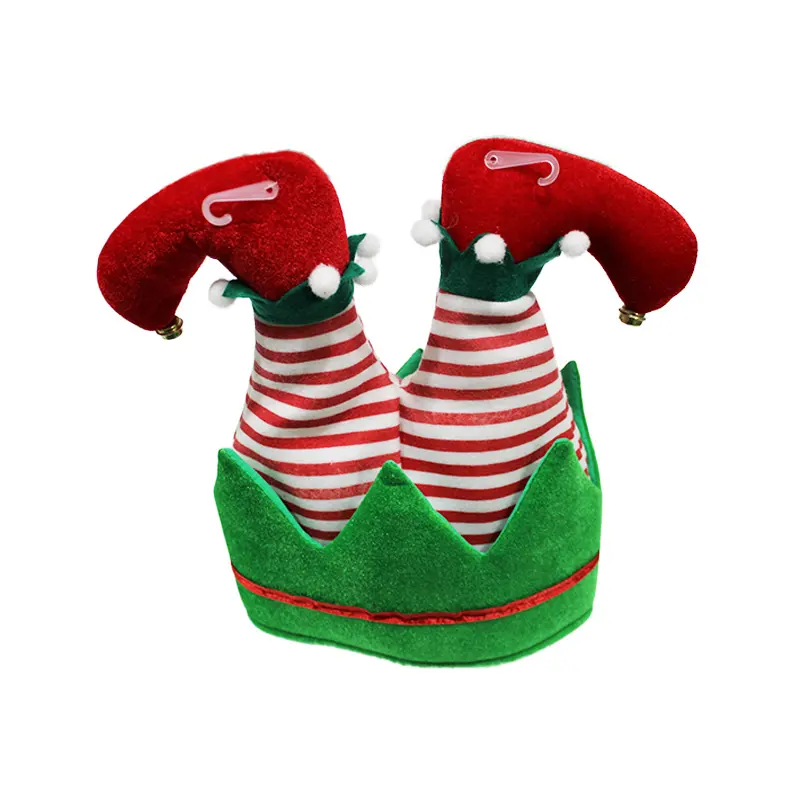 Retail good quality Christmas elf hat , clown hat Festive suppliers Novelty Christmas hat