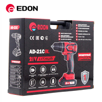 Perceuse-visseuse sans fil EDON AD-21CBL avec chargeur de batterie sans balais