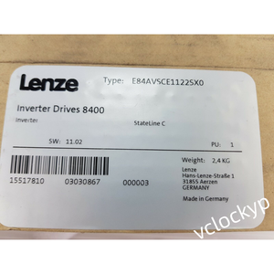 อินเวอร์เตอร์ Lenze E84AVSCE1122SX0 รุ่น 8400 StateLine C ใหม่ - Product Image 2