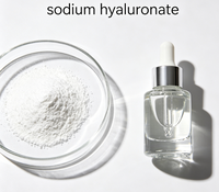 3KDA Sodium Hyaluronate Kelas Makanan, Bubuk HA Larut Air yang Digunakan dalam Minuman & Tablet Kesehatan Kulit & Mulut