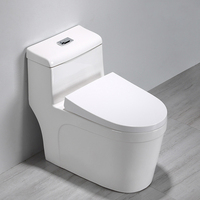 Sanitaires modernes Siphonic One Piece Salle de bain Toilette Salle de bain WC Toilette pour Villas