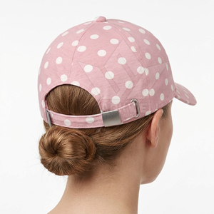 Gorra de 7 Paneles con Puntos Rosas, Ajustable, Estilo Casual para Hombre, para las Cuatro Estaciones, 100% Algodón - Product Image 2
