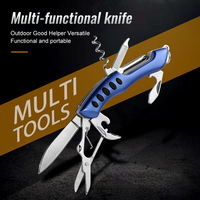 Bochen 2026 Nouveau produit Couteau multifonctionnel 10 en 1 Mini couteau pliant Couteau multi-outils de camping