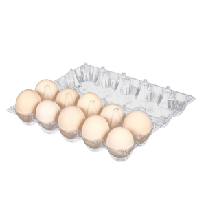 Vassoi per Uova in Plastica Impilabili e Monouso - Qualità Supermercato, Durevoli e Annidabili per Esposizione di Uova in Grandi Quantità - Product Image 2