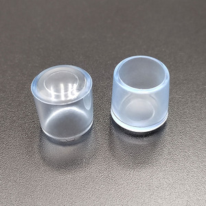 Coussinets de pieds de chaise en PVC ronds noirs antidérapants, accessoires de protection pour meubles - Product Image 2