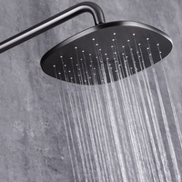 Ensemble de douche 3 fonctions en laiton doré de haute qualité mitigeur pluie et motif de pulvérisation souple pistolet gris pluie pommeau de douche mélangeur