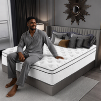Matelas compressé enroulable OEM/ODM d'usine avec ressorts ensachés indépendants et latex naturel pour hôtels et maisons – Vente en gros