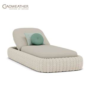 Extérieur <span class=keywords><strong>Hôtel</strong></span> Chaise Longue Cadre en Aluminium Transat Villa Terrasse Rotin Extérieur Pliable Terrasse Bain de Soleil <span class=keywords><strong>Piscine</strong></span> Jardin Chaise Longue - Product Image 3