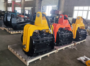 구속된 건설현장의 마이크로 말뚝을 위한 고효율 모터 장착 경량 유압식 미니 굴삭기 파일 드라이버 - Product Image 2