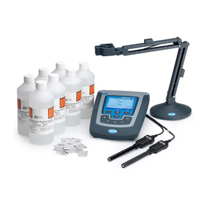 Paquete de Medidor de Iones HACH HQD HQ440D para Laboratorio de Calidad del Agua, Amoníaco (NH3), Nitrato (NO3-), con Reconocimiento Automático de Búfer, Certificación CE - Product Image 1