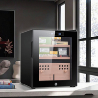 Humidor électrique de haute qualité pour cigares, petit modèle, 48L, avec thermostat réglable, mini réfrigérateur à cigares