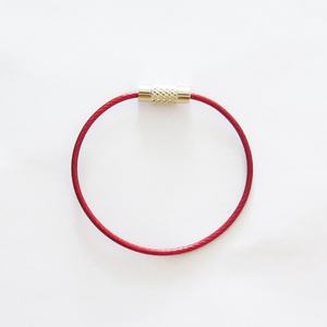 YIWANG Llavero de Cable Rojo de 150 mm con Cierre de Rosca - Product Image 2