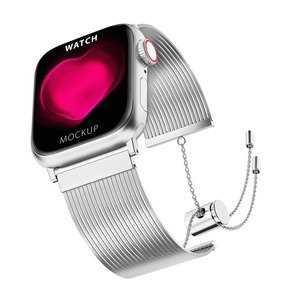 <span class=keywords><strong>Bracelet</strong></span> de montre en acier inoxydable à pampilles, <span class=keywords><strong>bracelet</strong></span> de remplacement compatible avec <span class=keywords><strong>Apple</strong></span> <span class=keywords><strong>Watch</strong></span> S9 <span class=keywords><strong>S8</strong></span> S7 Ultra IWatch - Product Image 1