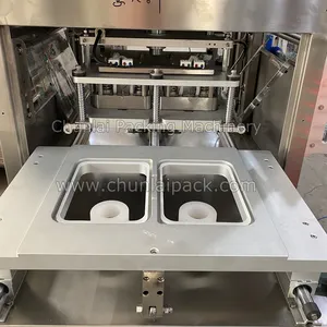 Seafood Shrimp Salmon Fish Tray Vacuum Skin Pack Sealing Modified Atmosphere Packaging Machine