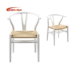Digunakan makan kursi kafe desain antik Y ruang makan kursi Happy Hour kursi kayu Jerman