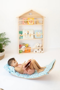 Cloud and House Design Étagère à livres en bois 3 pneus avec pour <span class=keywords><strong>chambre</strong></span> d'enfants - Product Image 3