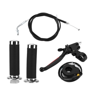 Kit de manillar de <span class=keywords><strong>embrague</strong></span> y acelerador, repuesto ergonómico impermeable para bicicleta motorizada con motor de 49cc, 60cc, 66cc, 80cc - Product Image 2