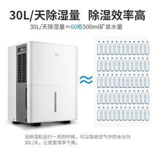 เครื่องลดความชื้นมีเดีย รุ่น CF30BD N7 DP5 ความจุ 30 ลิตร ครอบคลุมพื้นที่ 58-73 ตร.ม. ต่อวัน - Product Image 4