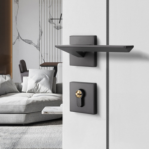 Luxo Nordic Modern Interior Quarto Porta Alças Mudo Bloqueio Magnético Dividido para Janela De Madeira Doméstica - Product Image 2