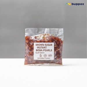 Perles de Boba Instantanées au Sucre Roux 50g Sachet Halal HACCP pour les Boutiques de Bubble Tea et de Thé au Lait OEM - Product Image 6