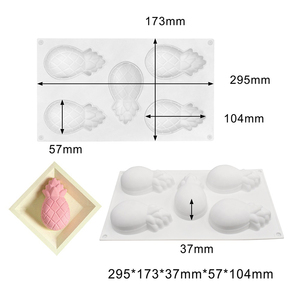 Set Professionale di Stampi in Silicone Platino per Torte Mousse di Frutta Finta, Stampi Realistici per Limone, Ananas e Mango per Pasticceria - Product Image 3