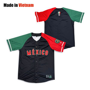 เสื้อเบสบอลแฟชั่นสปอร์ตเทรนด์ดีไซน์เฉพาะตัว ไซส์พลัส ลายพิมพ์แบบรีดร้อน ชุดยูนิฟอร์มสโมสร ป้องกันรังสียูวี - Product Image 1