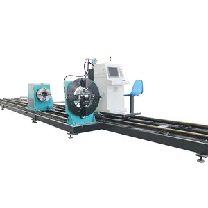 High Precision Automatic Cnc Plasma Pipe Cutting and Beveling Machine cnc plasma square tube cutter