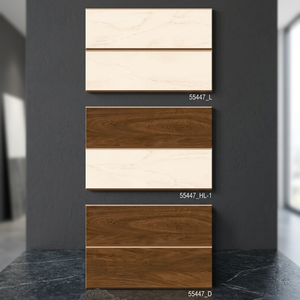 กระเบื้องโมเสคเซรามิกดิจิทัลสำหรับตกแต่งผนัง ขนาด 300x450 มม. ผิวด้านเคลือบเงา ดีไซน์ตกแต่งสำหรับห้องน้ำ ห้องครัว และตกแต่งภายใน - Product Image 2