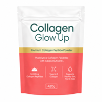 Poudre de collagène OEM pour soutenir la santé de la peau, des cheveux et des ongles - Poudre de collagène pour un éclat radieux