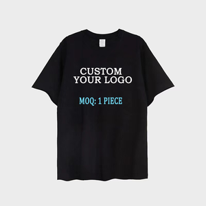 เสื้อยืดลายกราฟิกวินเทจสไตล์ดิสเทรสสำหรับผู้ชาย พิมพ์ลายดิจิทัล ล้างสีแบบแอซิด ผ้าฝ้าย 100% ทรงโอเวอร์ไซส์ สตรีทแวร์ สีดำ - Product Image 4