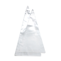 Sac conique triangulaire, matériau de qualité alimentaire, emballage pour bonbons et chocolats, taille personnalisable, option d'impression en héliogravure
