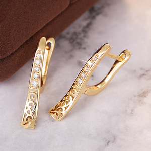 Pendientes de Oreja Huecos para Mujer, Estilo Francés, Accesorios para el Día a Día - Product Image 3