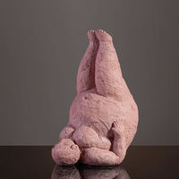 Offre Spéciale résine maison bureau Sculpture grosses femmes Figure dame Figurines Sexy Figurine Statue pour la décoration de la maison