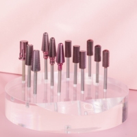 Outils pour ongles poudre à tremper 5XC gros ongles foret personnalisé 5 en 1 coupe croisée cristal Pro Berra foret pour manucure électrique