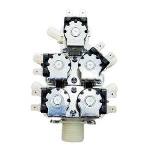 วาล์วน้ำเข้าห้าทาง 220V พลาสติกติดผนัง 0.1-15mpa อุปกรณ์เสริมอุตสาหกรรม - Product Image 3