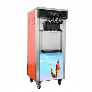 Machine à crème glacée automatique professionnelle pour usage commercial, 3 saveurs, pour restaurants de restauration rapide et salons de thé - Product Image 3