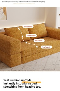 2026 New Design <strong>Luxury</strong> Velvet 3 Seater <strong>Couch</strong>, Comfortable Deep Seat Vacuum Packed Compressed Sofa Living Room Furniture - Product Image 3