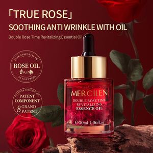 Etichetta privata 30ml di olio di Rose viso a base di erbe vegane Anti-invecchiamento siero sbiancante olio di rosa squalano rassodante pelle Anti-rughe - Product Image 2