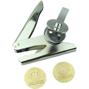 Sello de Grabado Personalizado en Acero Inoxidable, Sello Personalizado para Uso en Oficina, Diseño Personalizado, Punzón de Grabado, Notario Público - Product Image 1