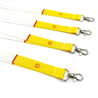 Lanières personnalisées en nylon et polyester avec clip détachable, lanières personnalisées imprimées par transfert de chaleur par sublimation de teinture