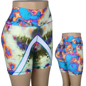 Blaze Fight Wear - Pantalones Cortos de Yoga de Cintura Alta con Efecto Push-Up, Color Rosa Intenso, Cintura Elástica, Elásticos en Cuatro Direcciones, Transpirables, Leggings Deportivos - Product Image 1