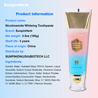 Dentifrice Probiotique Herbal Sans Fluorure Anti-Caries Formule Nettoyante en Profondeur Blanchissante Haleine Fraîche Soin Bucco-Dentaire Quotidien Portable