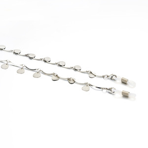 Venta al por mayor de anteojos con forma de concha de aleación de cobre y metal, joyería de plata para <span class=keywords><strong>gafas</strong></span> de lectura, <span class=keywords><strong>cadena</strong></span>, accesorio para <span class=keywords><strong>gafas</strong></span> de sol, cuerda - Product Image 6