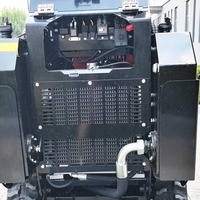 Mini chargeuse compacte à batterie au lithium électrique Capacité de 1 tonne Émission zéro Fonctionnement silencieux Chargeur sur chenilles Eaton pour moteur domestique