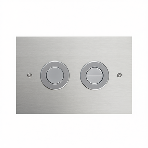 Panel de Interruptores Dobles de 2 Botones en Cromo Satinado de Acero Inoxidable OLI - Product Image 3