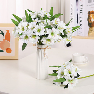 Simulación impresa en 3D, muebles para el hogar de estilo europeo, accesorios de fotografía de boda de hadas de flores, simulación de gloria de la mañana - Product Image 4